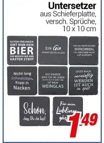 CENTERSHOP Untersetzer Angebot