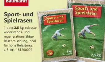 Sonderpreis Baumarkt Sport- und Spielrasen Angebot