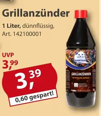 Sonderpreis Baumarkt Grillanzünder 1 Liter Angebot