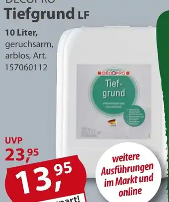 Sonderpreis Baumarkt DECOPRO Tiefgrund LF 10 liter Angebot