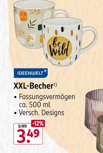 Rossmann XXL-Becher¹) Angebot