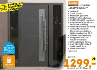 Globus Baumarkt EcoStar Haustür „IsoPro Secur" Angebot