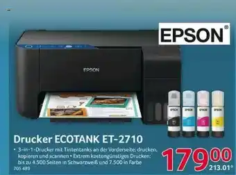 Selgros Epson Drucker Ecotank Et-2710 Angebot