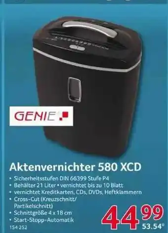 Selgros Genie Aktenvernichter 580xcd Angebot