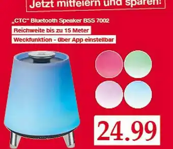 Woolworth „ctc” Bluetooth Speaker Bss 7002 Angebot