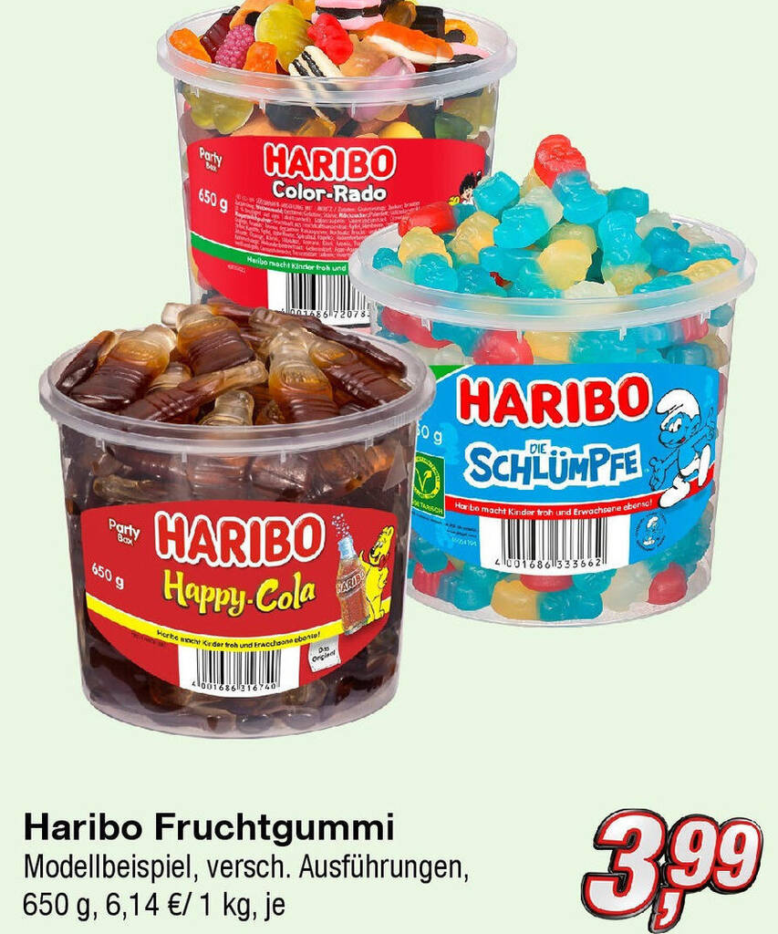 Haribo Normal Haribo Fruchtgummi 650 g Angebot bei KiK