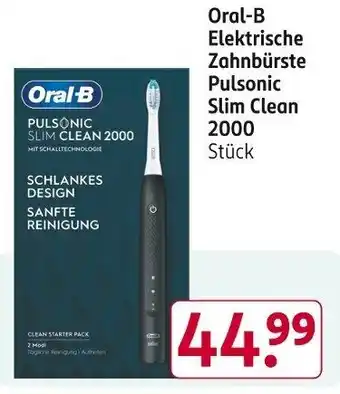 Rossmann Oral-B Elektrische Zahnbürste Pulsonic Slim Clean Angebot