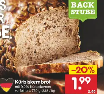 Netto Marken-Discount Kürbiskernbrot 750g Angebot