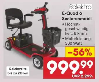 Netto Marken-Discount Rolektro E-Quad 6 Seniorenmobil Angebot