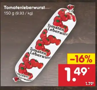 Netto Marken-Discount Tomatenleberwurst 150 g Angebot