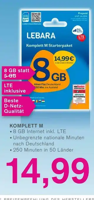 KODi Lebara komplett m Angebot