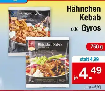 Zimmermann Hähnchen kebab oder gyros Angebot