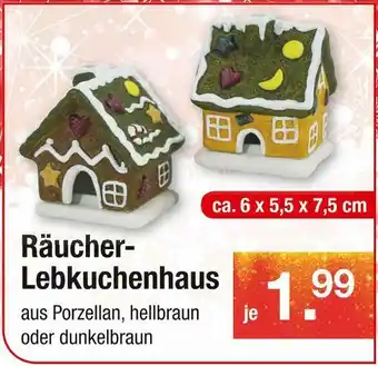 Zimmermann Räucher-lebkuchenhaus Angebot