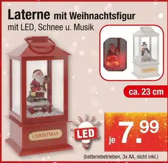 Zimmermann Laterne mit weihnachtsfigur Angebot