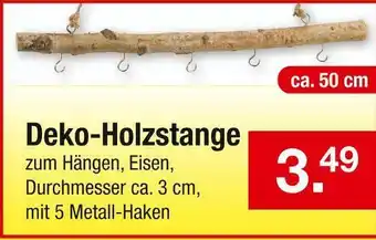 Zimmermann Deko-holzstange Angebot