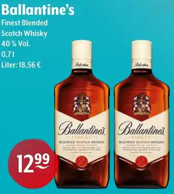 Trink und Spare Ballantine's Finest Blended Scotch Whisky 0,7 L Angebot