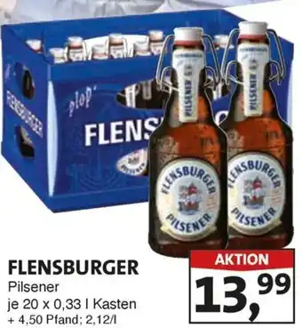 Lösch Depot FLENSBURGER Pilsener 20x0,33 L Kasten Angebot