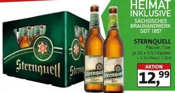 Lösch Depot STERNQUELL Pilsner, 70er 20x0,5 L Kasten Angebot