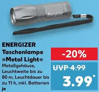 Kaufland ENERGIZER Taschenlampe ,,Metal Light" Angebot