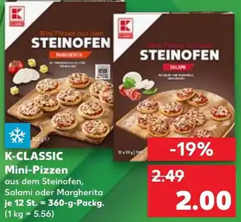 Kaufland K-CLASSIC Mini-Pizzen 360 g Packg. Angebot