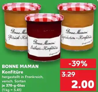 Kaufland BONNE MAMAN Konfitüre 370 g Glas Angebot