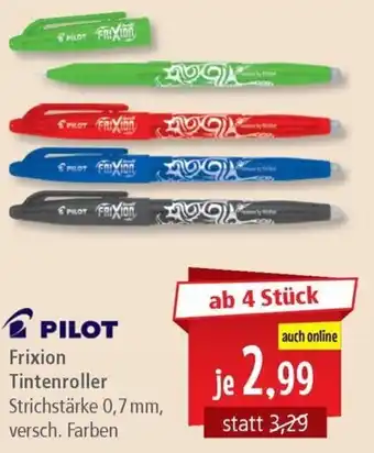 Pfennigpfeiffer PILOT Frixion Tintenroller Angebot