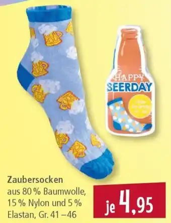 Pfennigpfeiffer Zaubersocken aus 80% Baumwolle, 15% Nylon und 5% Elastan, Gr. 41-46 Angebot