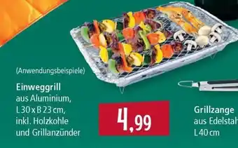 Pfennigpfeiffer Einweggrill aus Aluminium Angebot