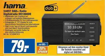 expert Techno Land Hama 54897 Dab+ Radio Digitalradio Dr1000de Angebot