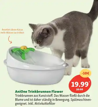 Fressnapf AniOne Trinkbrunnen Flower Angebot