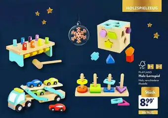 Aldi Nord Playland Holz-lernspiel Angebot