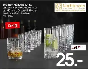 Zurbrüggen Nachtmann becherset highland Angebot