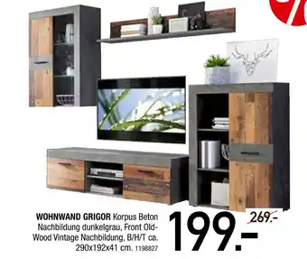 Osca Möbel Wohnwand grigor Angebot