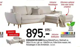 Osca Möbel Eckgarnitur nubo Angebot