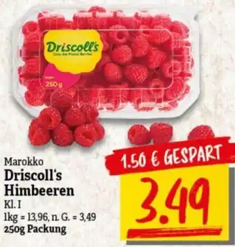 NP Discount Marokko Driscoll's Himbeeren 250 g Packung Angebot