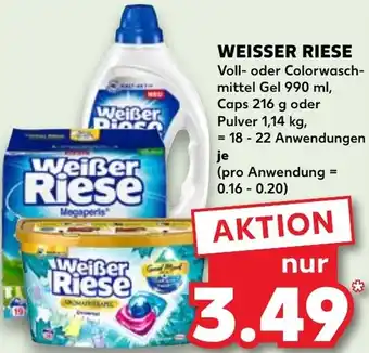 Kaufland WEISSER RIESE 18-22 Anwendungen Angebot