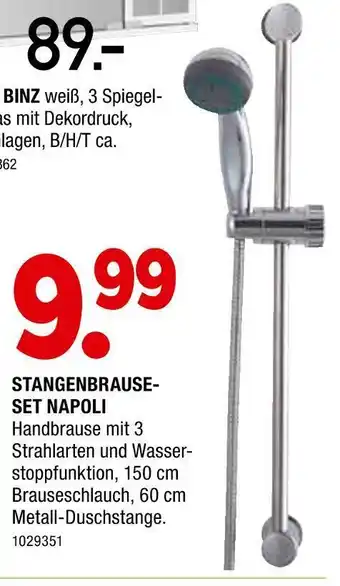 Osca Möbel Stangenbrause-set napoli Angebot