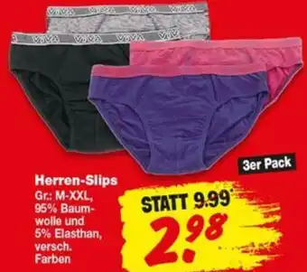 Repo Markt Herren-Slips 3er Pack Angebot