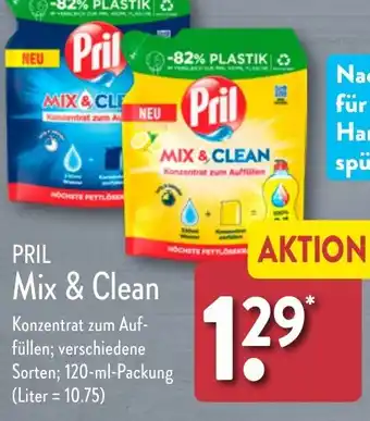 Aldi Nord Pril Mix & Clean 120ml Angebot