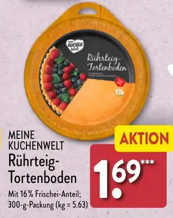 Aldi Nord MEINE KUCHENWELT Rührteig- Tortenboden 300g Angebot