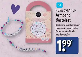 Aldi Nord HOME CREATION Armband- Bastelset Angebot