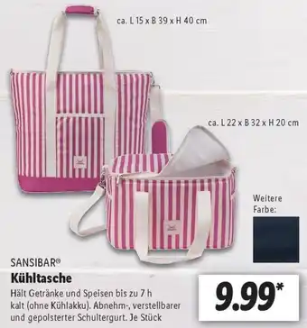 Lidl SANSIBAR Kühltasche Angebot