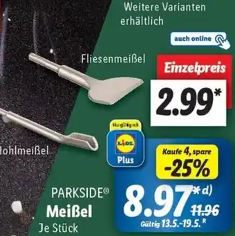 Lidl PARKSIDE Meißel Angebot