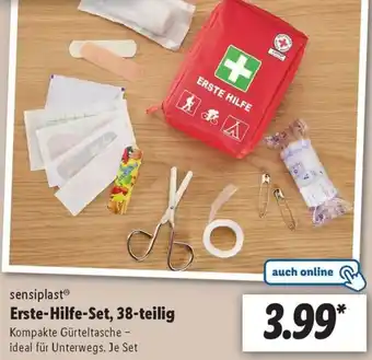 Lidl Sensiplast Erste-Hilfe-Set, 38-teilig Angebot