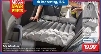 Lidl Rocktrail Auto-Luftmatratze Angebot