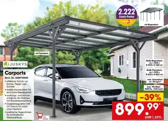 Netto Marken-Discount JUSKYS Carports Angebot