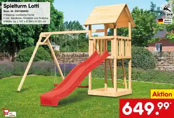 Netto Marken-Discount Karibu Spielturm Lotti Angebot