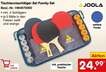 Netto Marken-Discount JOOLA Tischtennisschläger-Set Family-Set Angebot