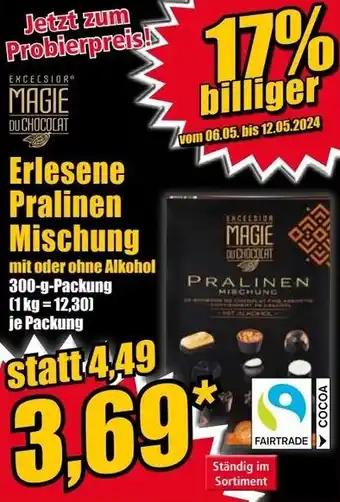 Norma EXCELSIOR MAGIE DU CHOCOLAT Erlesene Pralinen Mischung 300 g Packung Angebot