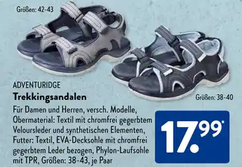 Aldi Süd ADVENTURIDGE Trekkingsandalen Größen: 38-43 Angebot